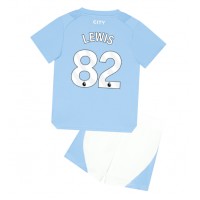 Manchester City Rico Lewis #82 Hemmadräkt Barn 2023-24 Kortärmad (+ Korta byxor)